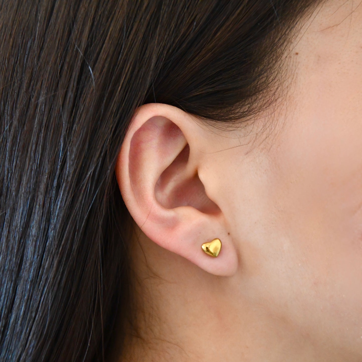 Heart Stud Earrings