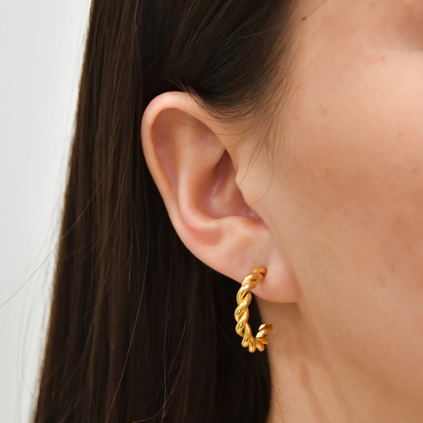 Twist Hoop Earrings