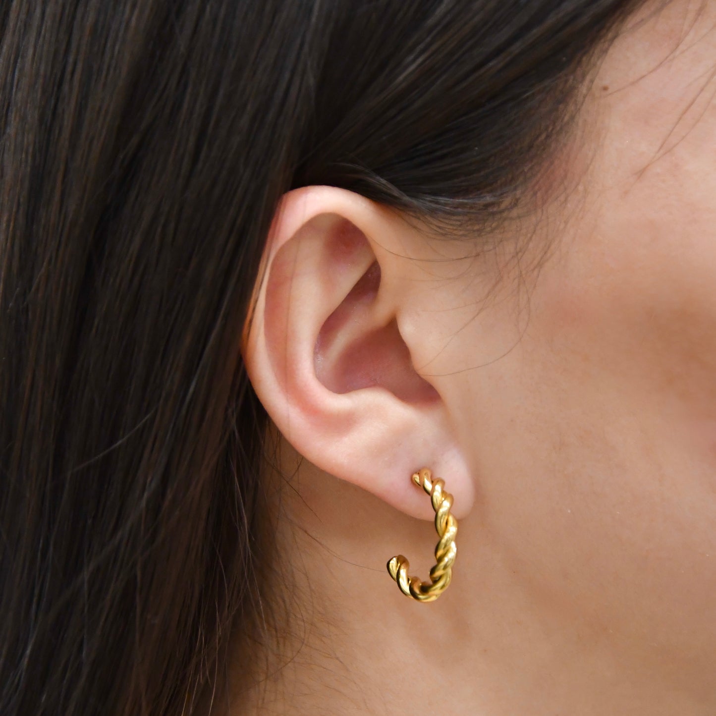 Twist Hoop Earrings