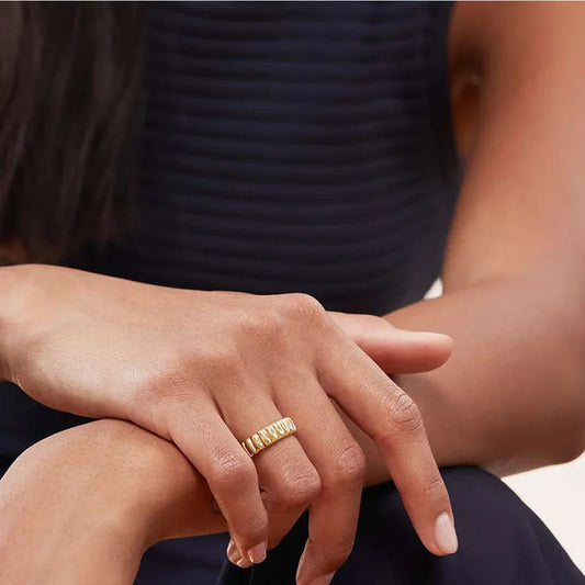 Chunky Ribbed Ring