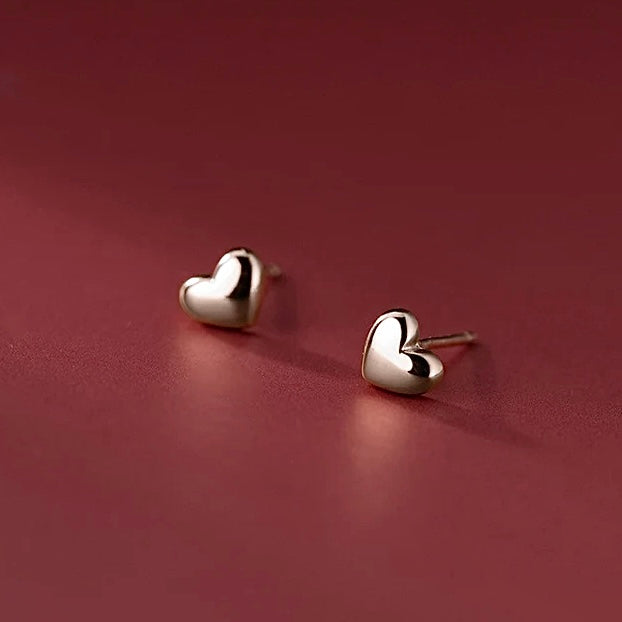 Heart Stud Earrings